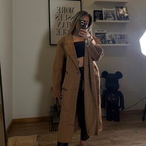 H&M Women's Brown Trench Coat